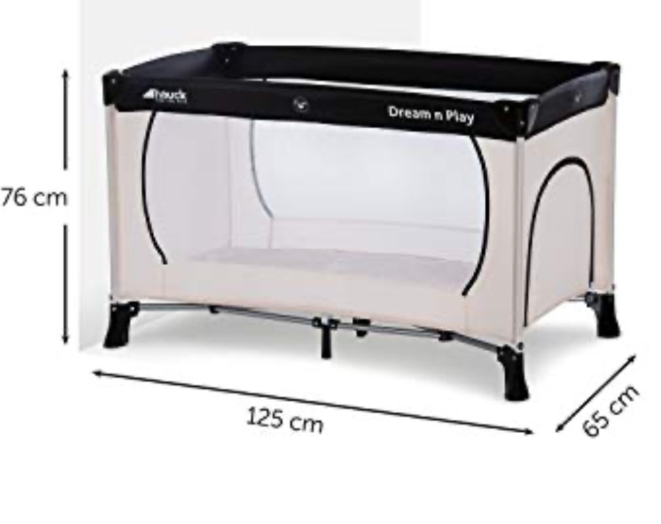 Travel Cot / 125x65 /Hauck Dream & Play