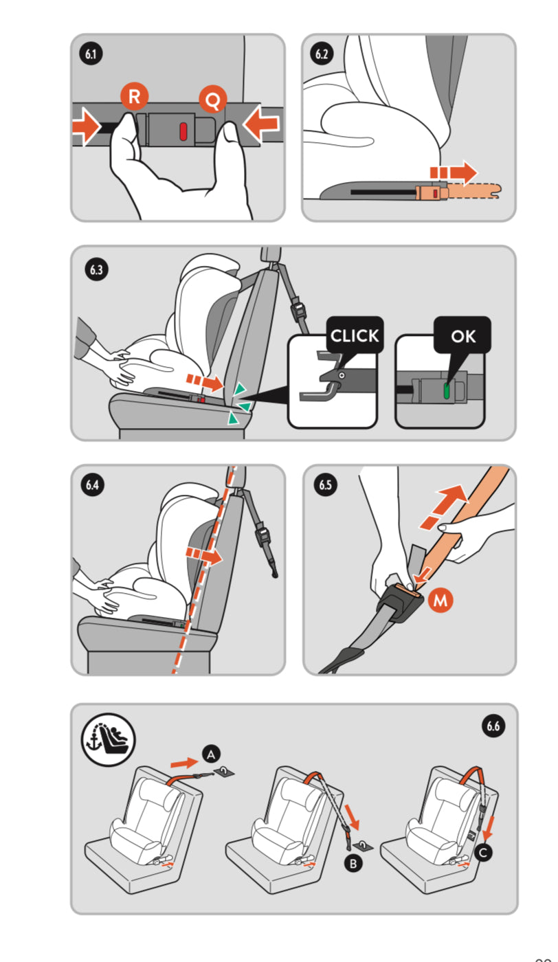 Babyauto Konar i-Size car seat (76 to 105 cm) Isofix Group 1/2/3