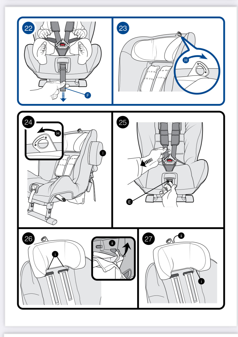 Car seat AX Minikid / Group 1/2/3 Rear facing only / 9m to 7yr