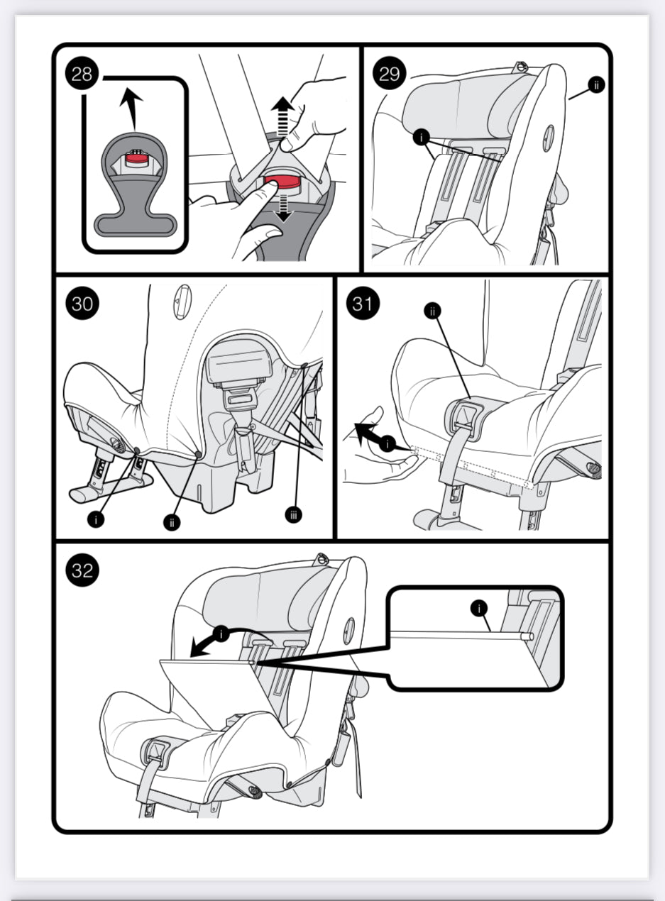 Car seat AX Minikid / Group 1/2/3 Rear facing only / 9m to 7yr