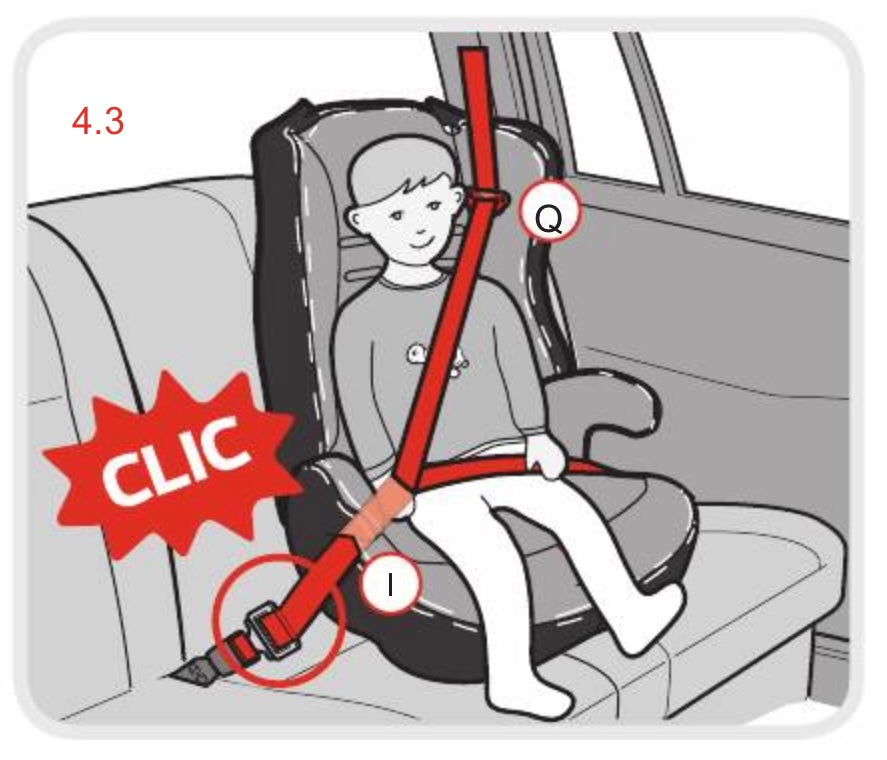 Car Seat - Group 1/2/3 Nico Baby Auto / Black