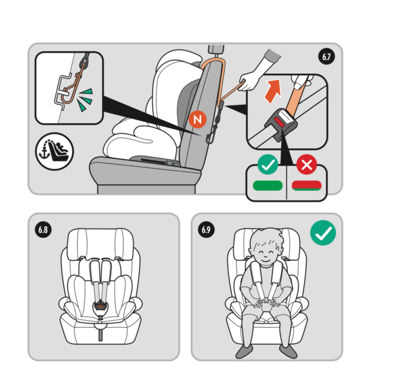 Babyauto Konar i-Size car seat (76 to 105 cm) Isofix Group 1/2/3