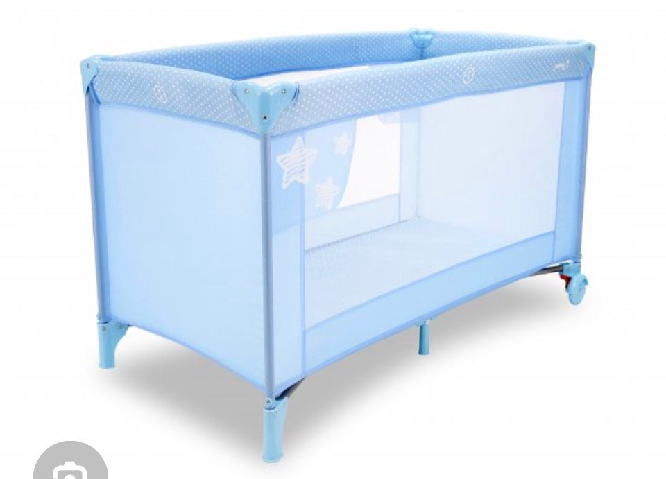Travel Cot / 120x60 /Asalvo Blue