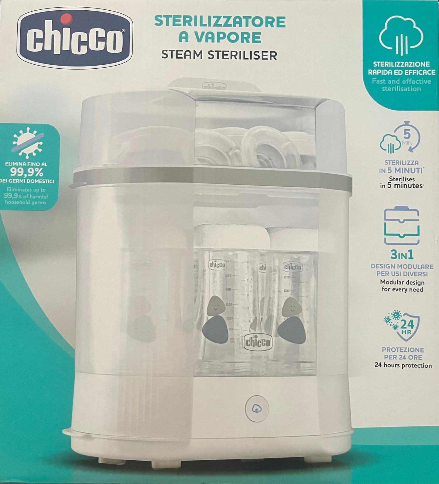 Sterilisers / Chicco plugin vapour Steriliser
