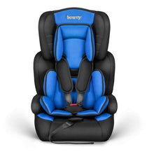Load image into Gallery viewer, Car Seat Group 1/2/3 - Besrey / Black &amp; Navy Blue
