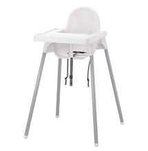 Load image into Gallery viewer, Highchair With Tray And Cushion / Ikea Antilop / White-Grey
