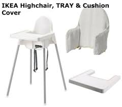 Highchair With Tray And Cushion / Ikea Antilop